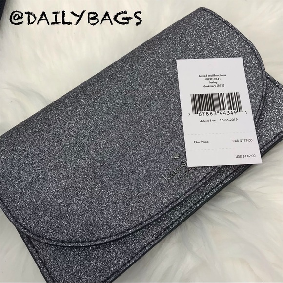 KATE SPADE JOELEY MULTI FUNCTIONAL WALLET GLITTER - Picture 3 of 8